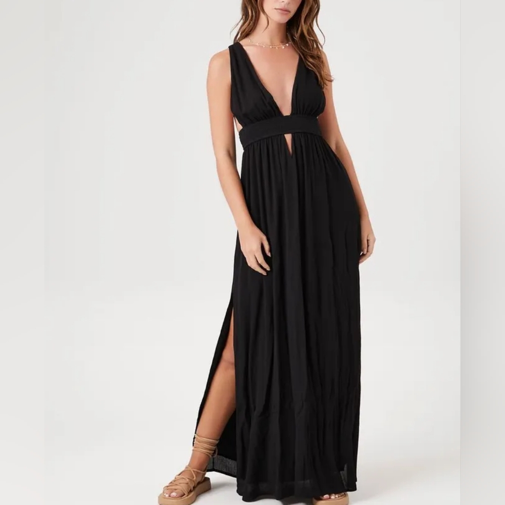 Forever 21 New Cream Maxi Dress NWT